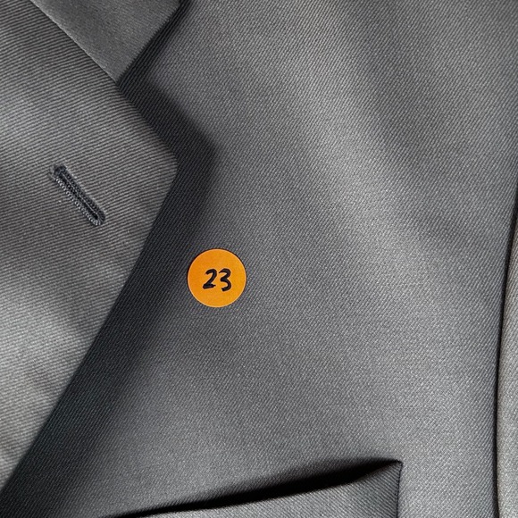 Calvin Klein Men Tan Wool Blend Blazer Suit Jacket Sport Coat Men's Size 44R - Picture 11 of 11